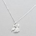 Wholesale Simple Style 925 Sterling Silver Cute Flying Dragon Necklace